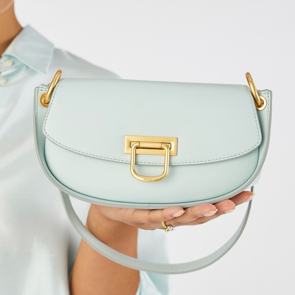 OROTON Small Baguette Pochette Leather Bag - Picture 10 of 11